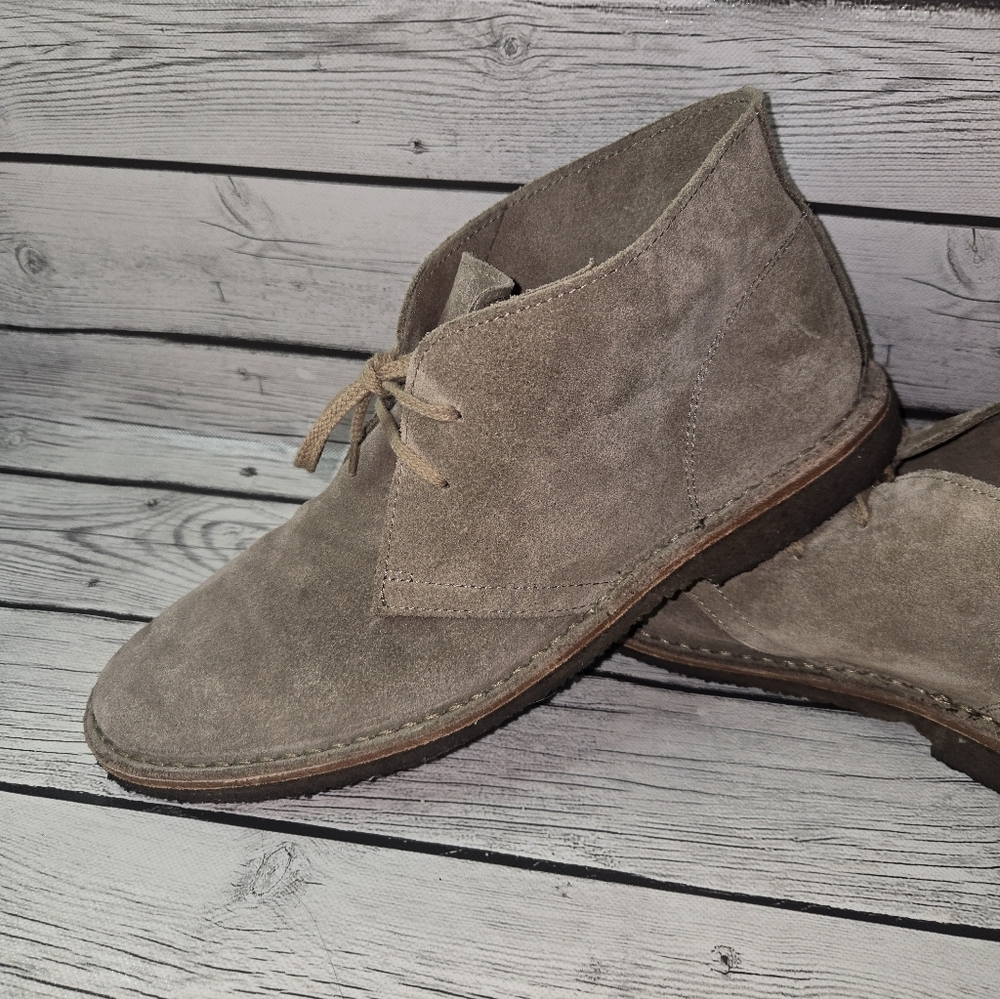 Rhodes Made in Italy Suede Chukka Boots Desert Style Crepe Sole Size 10 - Picture 9 of 16